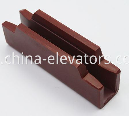 guide shoe insert Mitsubishi Elevator Cabin Guide Rail 10mm 16mm 